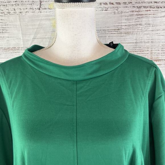 Who What Wear Dress Plus size 4X Green Stretch Jersey Knit Midi Career Church - Picture 6 of 16